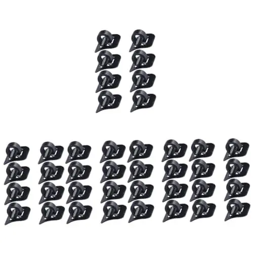 Produktbild: Uonlytech 40 Sets Legierung Fahrrad Kabel Schnalle Mit Klebstoff Sitz Für Rennrad Shift Schlauch Guide