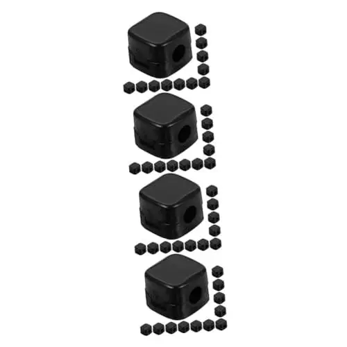 Produktbild: Uonlytech 48 Stk Kabelklemme kabelabdeckung kabelhalter Kabeltunnel kabelschutz - Kabelordner Fadenhalter Schreibtisch-Organizer entzückender Drahthalter Drahtorganisator aus Kunststoff Abs