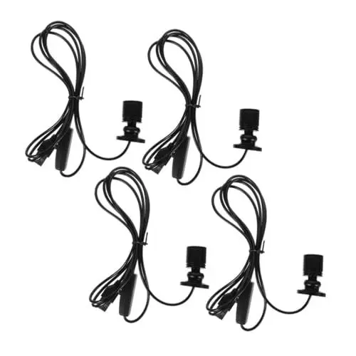 Produktbild: Uonlytech 4stücke Usb Klein Spotlight Für Innenräume Verstellbare Mini Leuchte Für Schmuckvitrinen Und Aquarien Warmweißes Licht Einfach Zu Bedienen Kompakte Stromversorgung Über Usb