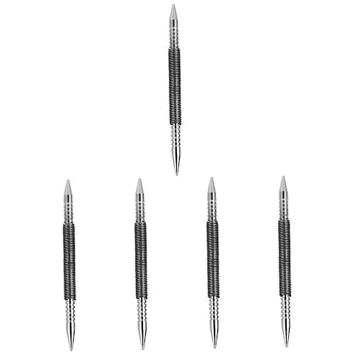 Produktbild: Uonlytech 5st Frühlingspunsch Markanter Nagel Kleiner Nagelsetzer Federnagel Feder Nagelstanze Durchschlag Zum Entfernen Von Scharnierstiften Nagelstanzer Schlagloch Nagelmaschine Stahl