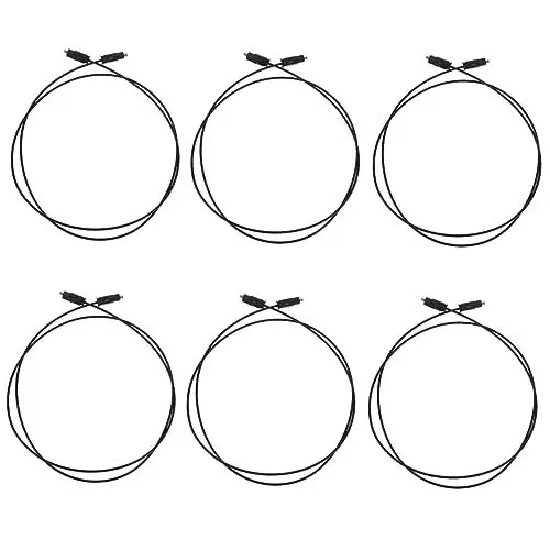 Produktbild: Uonlytech Glasfaserkabel 6er-pack 1 Meter Od22 Digitales Audiokabel Tv-spielekonsolen- Signalbeschichtete Anschlüsse