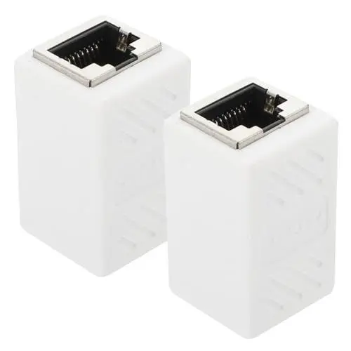 Produktbild: Uonlytech 3sets Optimieren Sie Ihr Netzwerk 5/6/5e Buchse Auf Buchse Ethernet-Adapter Verbesserte Konnektivität 2 Stücke * 3