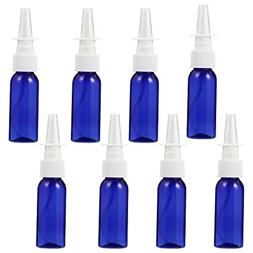 Produktbild: Uonlytech 8 Stücke Leere Nasenspray Flasche 30ml Kleine Nasen Sprühflasche Nachfüllbare Reiseflaschen Nasenzerstäuber Parfümzerstäuber Kosmetik Behälter zum Befüllen für Reise Make Up