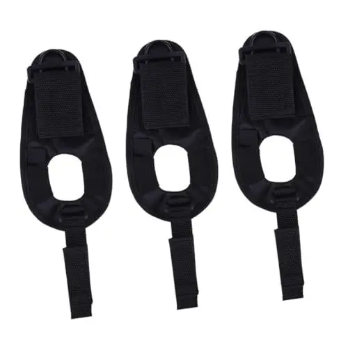 Produktbild: Uonlytech 3 Stücke Tauchen Unterwasser Taschenlampe Handschuh Hand Licht Einstellbare Handgelenk Strap Nylon Handschuh Schwarz