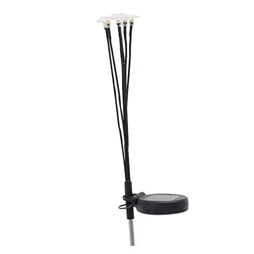 Produktbild: Uonlytech Solar Garten Lichter Im Freien Landschaft Lampe Für Hof Rgb Blinkende 12h Beleuchtung Ip65 Einstellbare Solar Panel