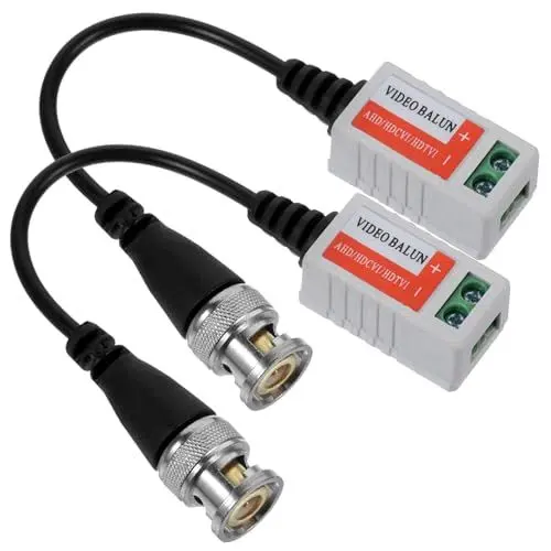 Produktbild: Uonlytech CCTV-Kamera-Video-transceiver-kabelsatz Video Cat5 2000 Fuß Entfernung Spart 10–20% Kabelkosten