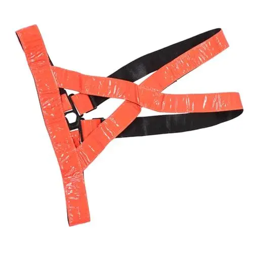 Produktbild: Uonlytech Verstellbare Riemen Reflektierende Sicherheitsweste Gittermaterial für Outdoor-aktivitäten Nachtlaufausrüstung Orange