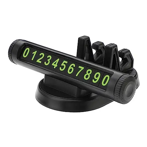 Produktbild: Uonlytech Schild Für Temporäres Parken Im Auto Karte Für Temporäres Parken Handyhalterung Fürs Auto Universelle Handyhalterung Fürs Auto Handyhalterung Fürs Auto Autohalterung Für