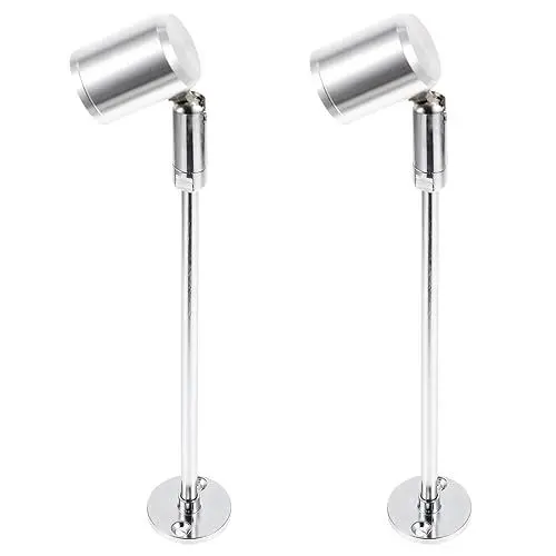 Produktbild: Uonlytech Schrank-Spotlight Schmuck-Vitrine Beleuchtung Unter Dem Schrank Led-Beleuchtung Schmuck-Theken-Spotlight (Silber)