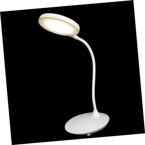 Produktbild: Uonlytech Usb Dimmable Schreibtischlampe Mit Touch-funktion Leselampe Für Büro Und Schlafzimmer Led Tischlampe Mit Usb-ladeanschluss Augenschonend Und Flickerfrei