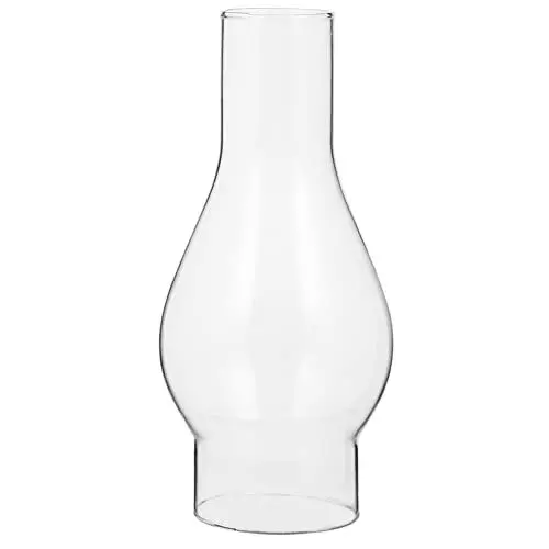 Produktbild: Uonlytech Zylinder Lampenglas Petroleumlampe Zylinderglas Ersatzglas Öllampe Glasschirm Glashütte Leuchtenglas Oberer Durchmesser 3.5 Cm Untere Durchmesser 5.4cm