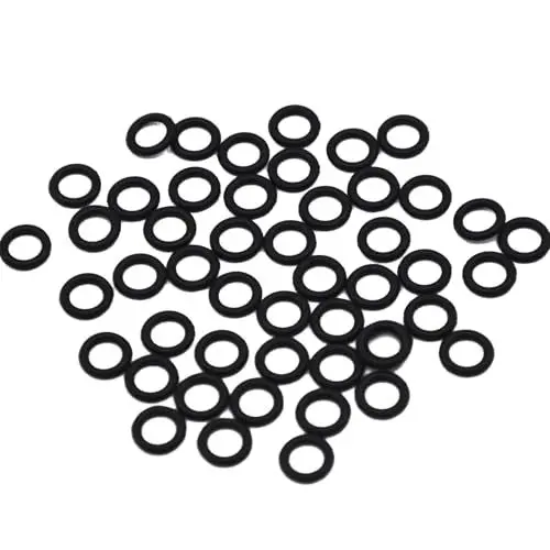 Produktbild: Uotyle Nitrilgummi O-Ringe Metrisch Dichtung Dichtungsring Dichtungen, 8mm AD 5mm ID 1,5mm Breite, Packung von 100