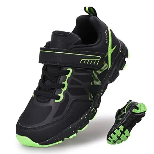 Produktbild: UOVO Turnschuhe Jungen Sneakers Kinder Sportschuhe Laufschuhe Schwarz 37