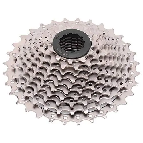 Produktbild: UPALDHOU 11-32T 10-Gang-Fahrradfreilauf, Kassettenritzel, Breites Zahnverhältnis, Bergschwungrad, Großes Zahnverhältnis, Schwungrad für Einzelzahnscheibe, Silber