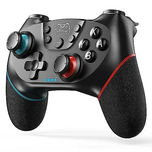 Produktbild: UPDATE-VERSION Controller für Switch/Switch Lite/Switch OLED, Controller für Switch Pro mit Aufwachen, Wireless Controller für Switch mit 6-Achsen Gyroskop, Double Shock, Turbo und Screenshot