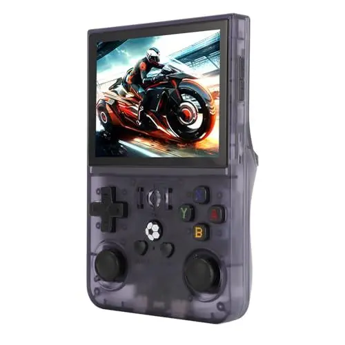 Produktbild: Upgrade R36S PRO Handheld-Spielekonsole, Retro-Spielekonsolen mit 3,5-Zoll-IPS-Bildschirm, über 20.000 Klassische Spiele, Tragbare Taschen-Videospielkonsolen mit Speicherkarte