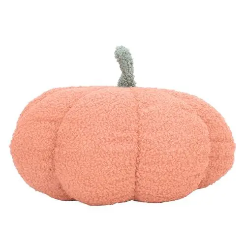 Produktbild: DOUQIFEI Halloween-Kürbis-Plüschkissen, Kürbis-Plüschtier für Sofa- und Schlafzimmerdekoration, weiches Polyester-Halloween-Kissen (Naranja)