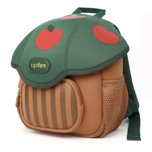 Produktbild: Upifen Kindergartentasche mit Brustgurt, Kinderrucksack Schulrucksack Vorschulrucksack Cartoon Niedlich Kindergartenrucksack für Mädchen Jungen ab 2 Jahren