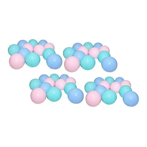 Produktbild: UPKOCH 100St Meeresball Spielhausbälle -Spielbälle Laufstallbälle Ball Zelt bälle Ballpool-Bälle Plastik Ball für Kinder Ball Ozeankugel aus Plastik kognitives Spielzeug Sport