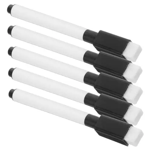 Produktbild: UPKOCH 10er-Packung Trocken Abwischbare Marker Mit Feiner Spitze Whiteboard-stifte Radiergummi Whiteboard-markerstifte Für Flüssiges Schreiben