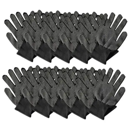 Produktbild: UPKOCH 10 Paare Gartenhandschuhe Rutschfeste Schützende Outdoor Handschuhe für Frauen und Leichte Strapazierfähige und Polyesterhandschuhe für Gartenarbeit Jäten und Pflanzenpflege