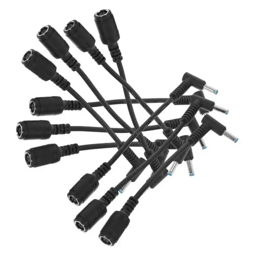 Produktbild: UPKOCH 10st Netzteilkonverter Spitzenadapter-konverterkabel Laptop-Spitze-netzkabel Konvertierungslinie Spitzenverbinder Spitzenadapter-stecker-konverter Plastik Adapterkabel Aufladen