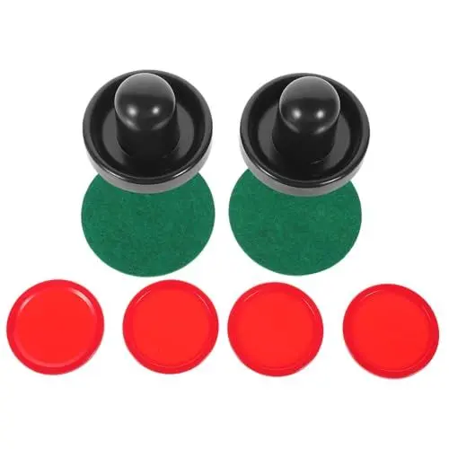 Produktbild: UPKOCH 1 Satz Airhockey-zubehör Spielzeug Runde Hockey-Pucks Airhockey-Pusher Für Den Haushalt Hockeyspielteile Airhockey-Pucks Mini-airhockey-Schieber Air-Hockey-paddel Hockey-Teile Abs