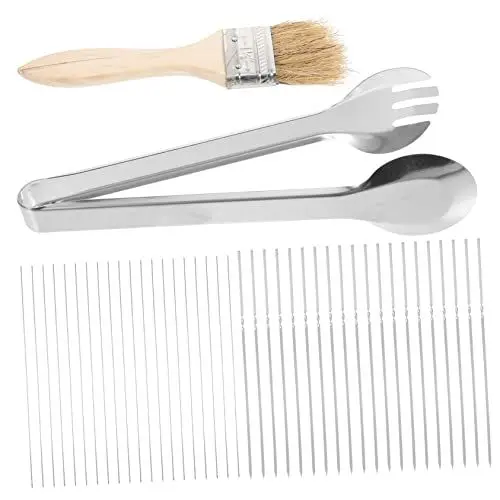 Produktbild: UPKOCH 1 Satz Grillbesteck Grillzubehör Grillenwerkzeuge Utensilien Grillen Praktische Grillwerkzeuge Zubehör Für Tragbare Grills BBQ -zubehör Werkzeuge Grillen Holz