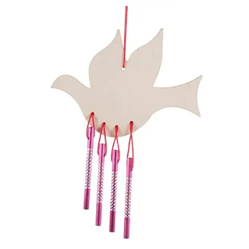 Produktbild: UPKOCH 24 Sätze hölzerne Windspiele Kite Kit selber machen kunst hängende windglocken Glockenspiel kinder bastelset basteln für kinder windglocken selber machen hölzerne Windglocke Holz