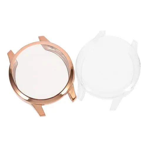 Produktbild: UPKOCH 2stücke Anti-Kratz TPU Schutzgehäuse Für Smartwatch Transparent Roségold Teiliges Hochwertige Bildschirm Schutzfolie Einfache Installation Robustes Design Für Optimalen Schutz