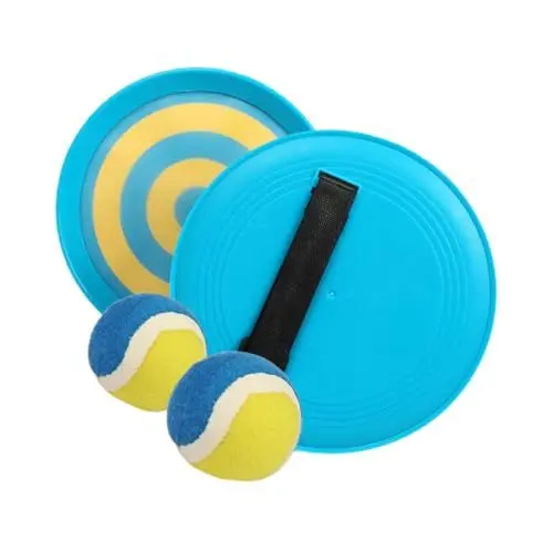 Produktbild: UPKOCH 2 Sätze Klebriger Ball Lernspielzeug Fänger Wurfspielzeug Lustiges Wurfballspielzeug Eltern-Kind-sportspielzeug Klebriges Fangspiel Eltern-Kind-Spielzeug Ballspiel Fangen Pp Blue