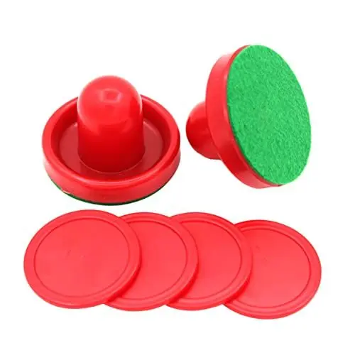 Produktbild: UPKOCH 2 Sätze Tischhockey Mini-airhockey-Schieber Air-Hockey-paddel Hockey-Teile Professioneller Airhockey-Pusher Airhockeytisch Hockey-zubehör Ersatz-airhockey-paddel Hockeyzubehör Abs