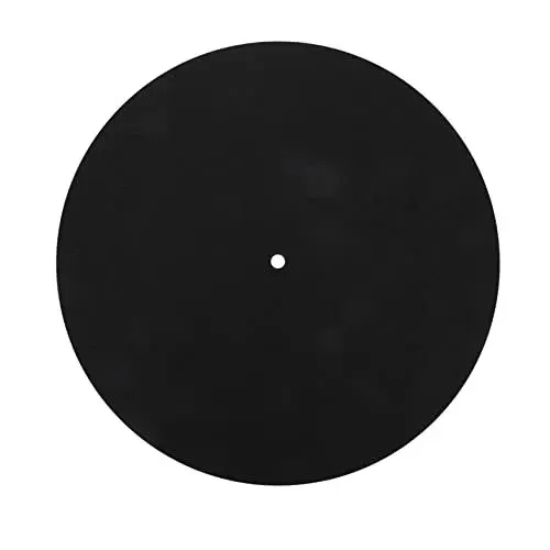 Produktbild: UPKOCH 2 Stück 7 Filz Aufzeichnungsblock Alter Cd-player Schallplatten R&b Platten Aufnehmen Vinyl-platte Technik Plattenspielermatte Filz Plattenspielermatte Aus Filz Dj Black Gefühlt