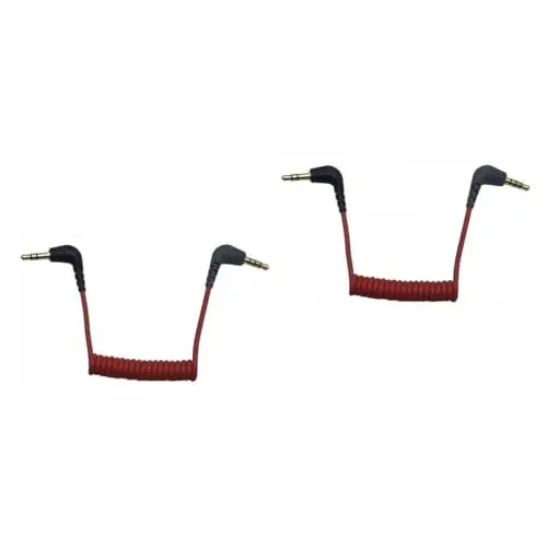 Produktbild: UPKOCH 2 Stück Sc7 Kabel Trs Zu Trrs Adapterkabel Kunststoff Trs Zu Trrs Kabel Rotes Audiokonverter Zubehör