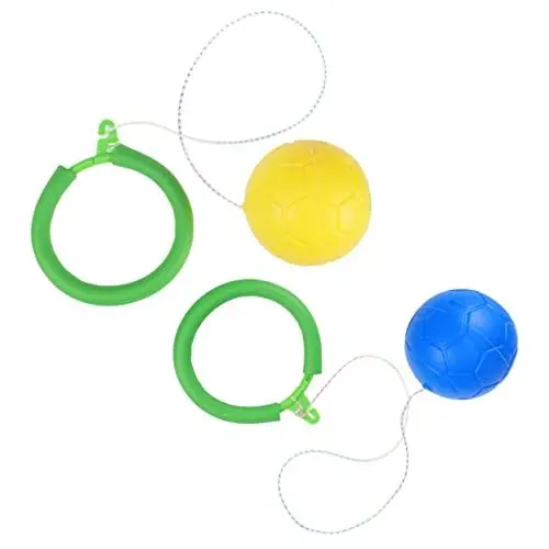 Produktbild: UPKOCH 2 Stück Sprungring Sprungball Spielzeug Zum Springen Knöchelspielzeug Spielset Ballspielzeug Kinderschaukel Fitnessgeräte Für Outdoor Unterhaltung Spielzeug Spielzeug Für