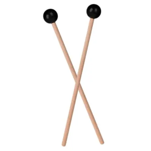 Produktbild: UPKOCH Trommelschlägel Aus Holz und Gummi 2 Stück Ätherische Percussion-schlägel Musikinstrumente für Jungen und Mädchen für Trommelstöcke und Zungentrommel