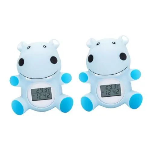 Produktbild: UPKOCH 2st Badespielzeug Für Babys Wassertemperatur Thermometer Badethermometer Warmwasserthermometer Pooltemperaturanzeige Digitales Wasserthermometer Babyspielzeug Spielzeug