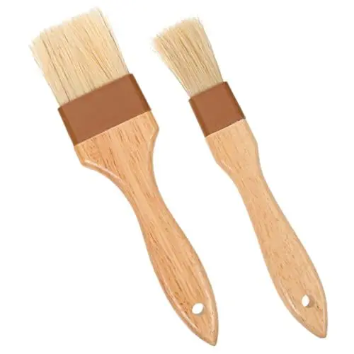 Produktbild: UPKOCH 2st Grillbürste Küchenölbürste Tragbarer Heftpinsel Grillfleischbürste Backölpinsel Grillpinsel Bastelpinsel Bbq-sauce-pinsel Bürsten Zum Kochen Saucenpinsel Holz Backen Nachtisch