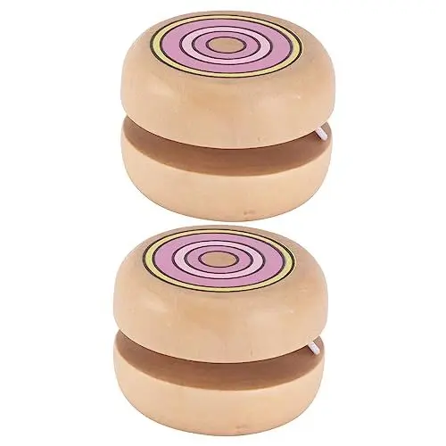 Produktbild: UPKOCH Schickes -Spielzeug für Jungen und Mädchen -bälle Aus Holz Reaktionsschnelles für Jungen und Mädchen Lernspielzeug-Set 2-teilig Zufällige Stile