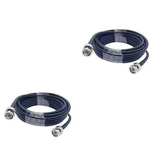 Produktbild: UPKOCH 2st Öffentliche Bnc-leitung Catv-kabel Rg58 Bnc Kabel Rg58 Cctv Kabel Bnc-stecker-zu-stecker-kabel Rg58 Kabel Draht Bnc-stecker Kabel Videokabel Koaxial Verlängerungskabel Kupfer