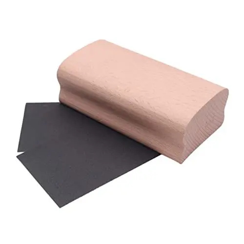 Produktbild: UPKOCH Gitarrenwartung Essential 3-teiliges Gitarren-schleifblock- Und Schleifpapier-set Für Gitarrenreparaturwerkzeuge