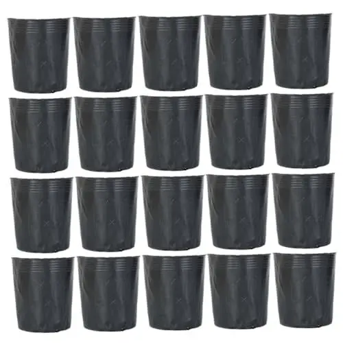 Produktbild: UPKOCH 300stücke Kunststoff Pflanzentöpfe Degradable Gartenblumentopf Für Anzucht Pflanzen Nachhaltige Ernährungsschale Mit Belüftungsloch Für Gartenbedarf