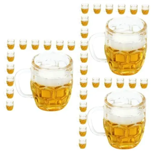 Produktbild: UPKOCH 3 Sets Miniaturbecher Für Kinder Mini- -zubehör Jungen Und Mädchen Modell Hausornamente Multifunktionales Für Mini- Und Foto-Requisiten 12 Stück * 3
