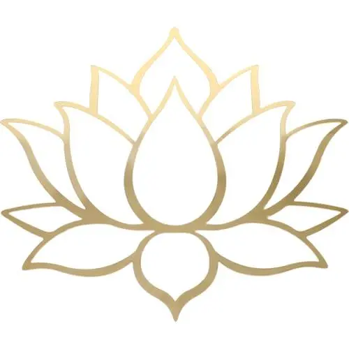 Produktbild: UPKOCH 3D-Acryl-Lotus-Spiegel-Wandaufkleber Hinduistischer Buddha Lotus Yoga Mandala Stammeskunst Aufkleber Abnehmbare Wandaufkleber Für Schlafzimmer Wohnzimmer Dekoration Golden