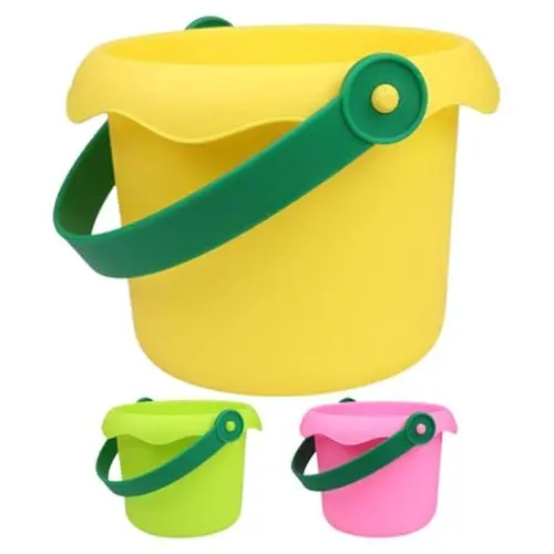 Produktbild: UPKOCH 3St Strandeimer strandspielzeug Kinder Strand Wasserspielzeug Kinder-Badespielzeug Sandkastenspielzeug Eimer Spielzeug Wassereimer-Spielzeug Strandversorgung Outdoor-Eimer Plastik