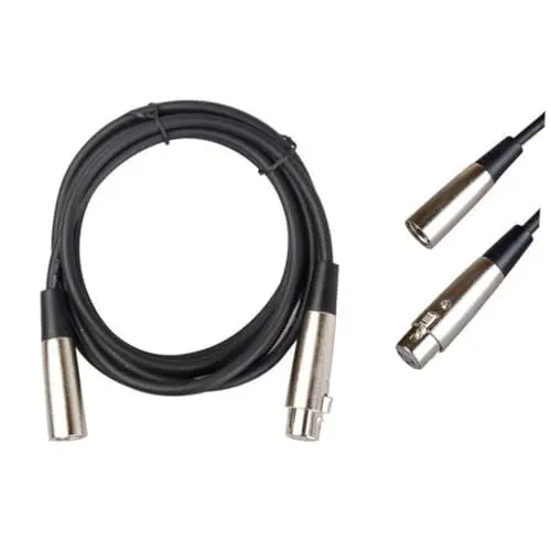 Produktbild: UPKOCH 3 XLR-Kabel Mikrofonkabel Black