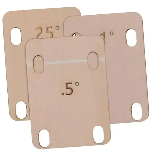 Produktbild: UPKOCH 3 Stücke Gitarre Hals Holz Gitarre Hals Distanzscheiben Ersatz Für Elektrische Bass Hals Reparatur