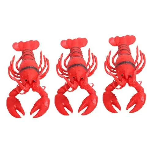 Produktbild: UPKOCH 3st Lernspielzeug Für Kinder Spielzeug Aus Gummi Kinderspielzeug Superweiches Spielzeug Badespielzeug Für Babys Tierspielzeug Hummer-Modell Hummer- Puzzle Rot Ratgeberservice