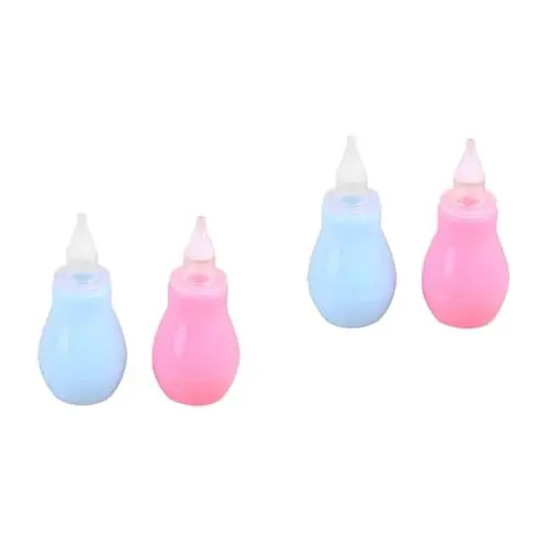 Produktbild: UPKOCH 4 Stück Handpumpensauger nasal Nasenreiniger Saugnäpfe für Babys Sicherheits-Nasenreiniger für Kleinkinder Lippensauger Nasensauger nasale Babypflegeprodukte