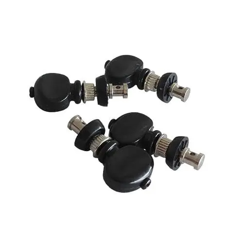 Produktbild: UPKOCH 4 Stück Saiten Maschinen Tuner Gitarrentuner Ukulele-knöpfe Köpfe Tuner Stimmgerät Für E-gitarre Gitarrenstimmer Ukulele-tuner Stimmgerät Für Akustische Gitarre Silver